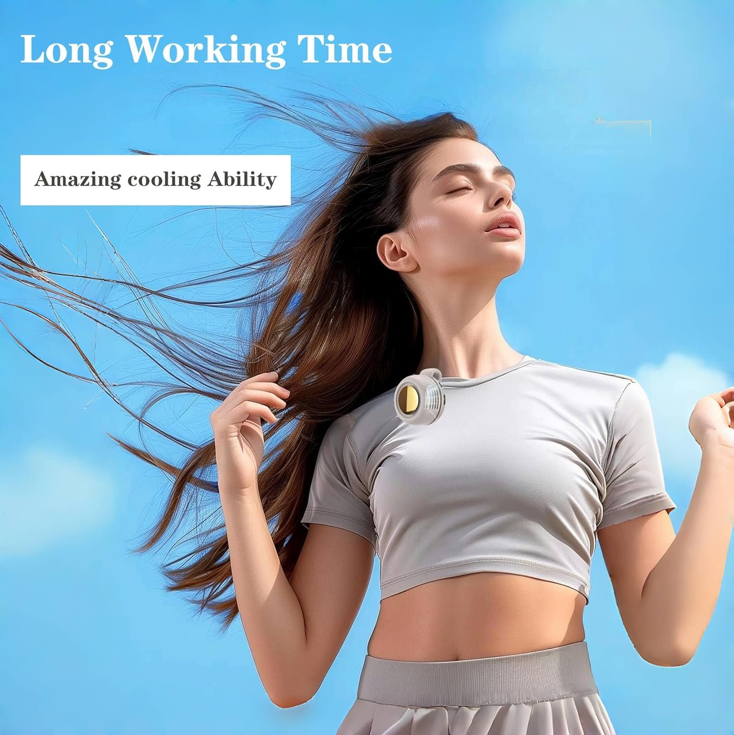 Portable Silent Mini Bladeless Fan - Image 2