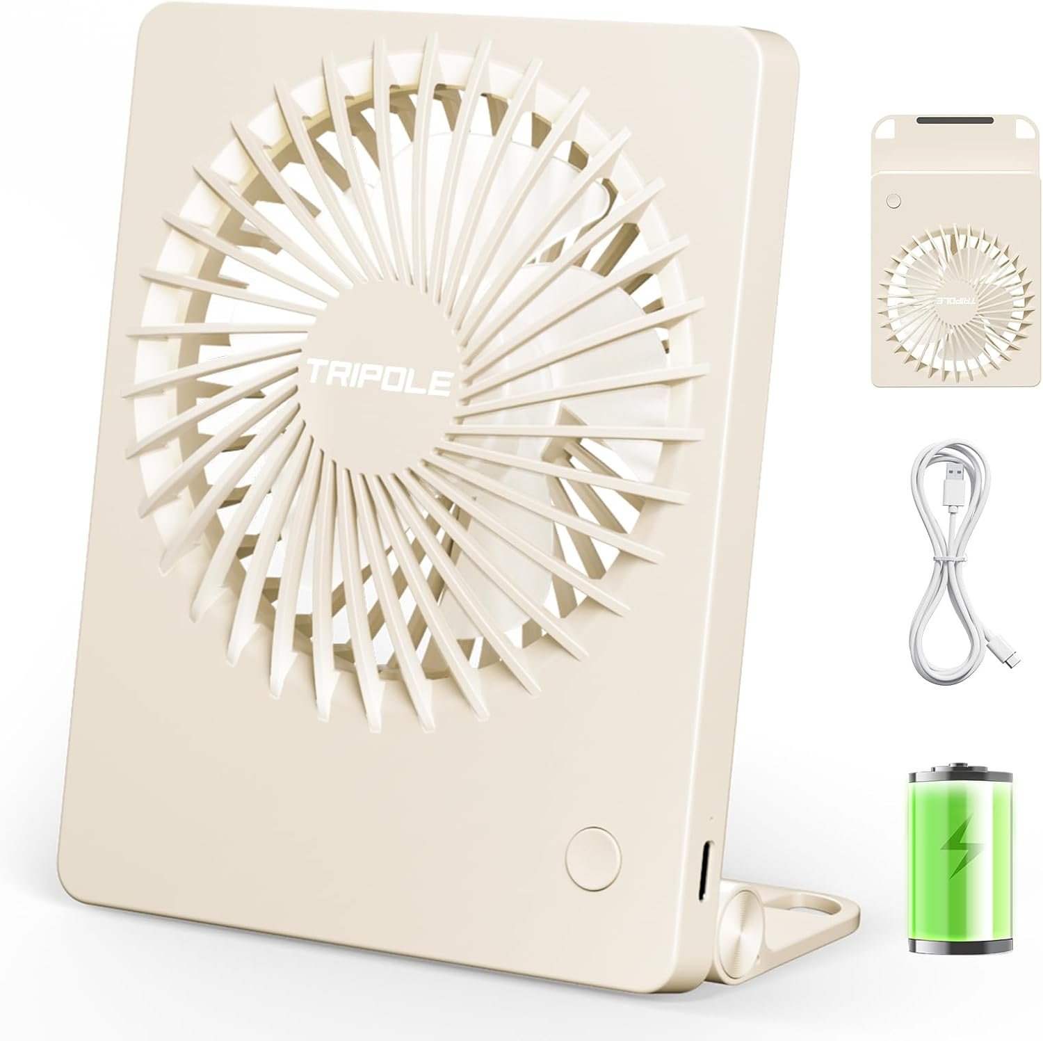 Portable & Rechargeable Desk Fan
