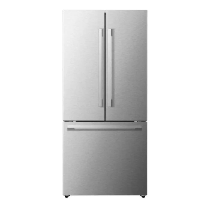 French Door Fridge Silver